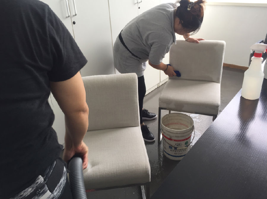 百色沙发清洗案例